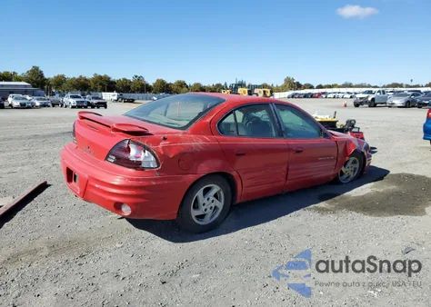 1999 Pontiac Grand Am Se from USA, damaged, VIN 1G2NE52E7XM780440